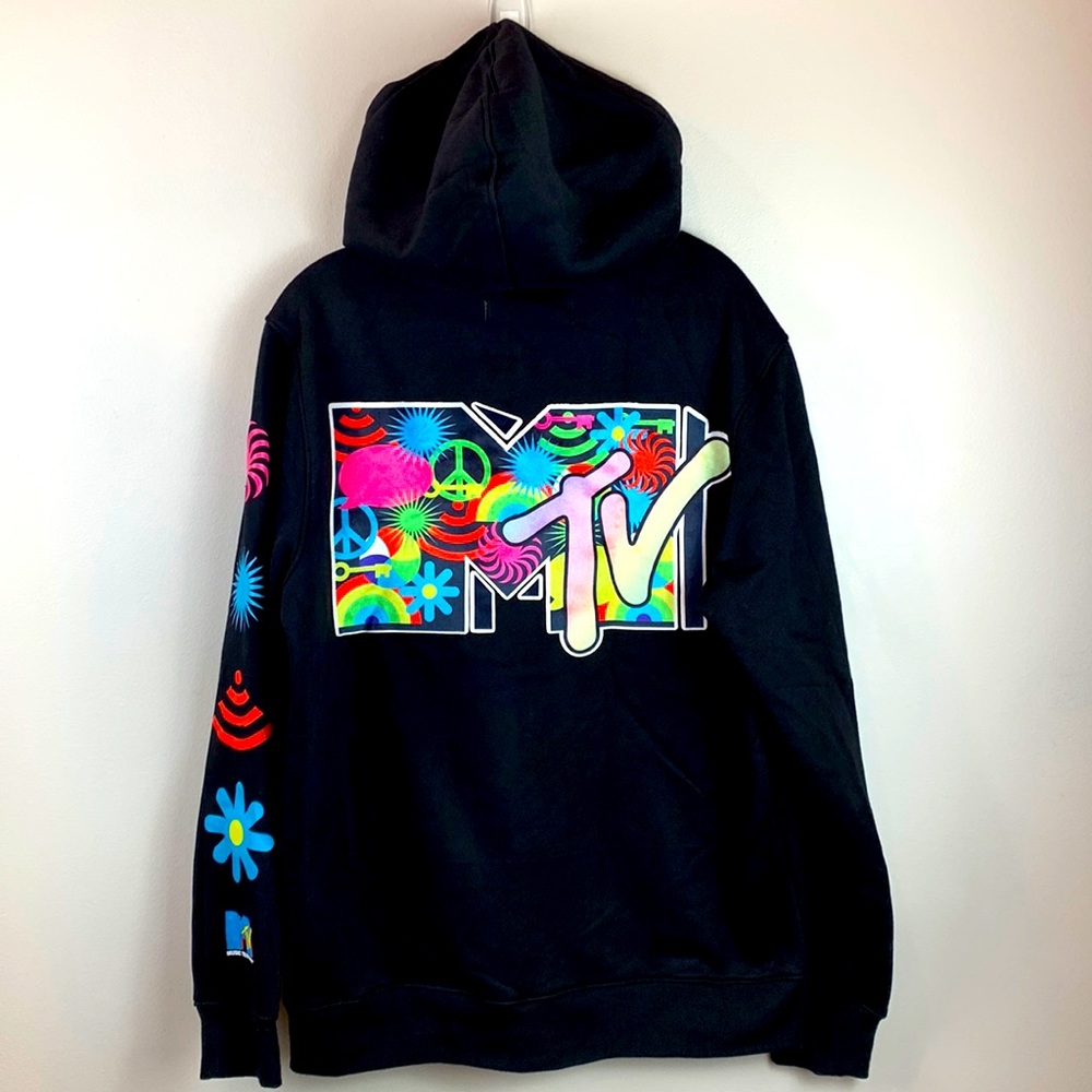MTV Music Television Full Zip Hoodie NEW!